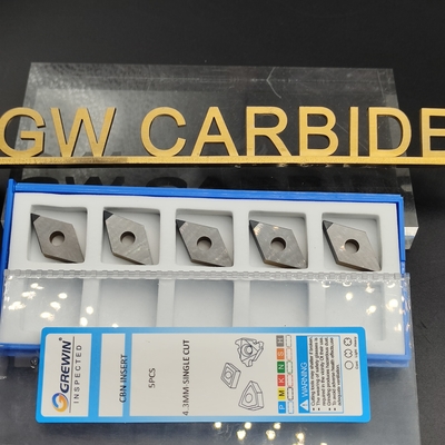 Tungsten cacbua CBN Chèn cắt CNC 4.3mm Cắt một lần