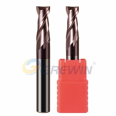 Vonfram rắn Carbide Máy nghiền phẳng 4 ống Máy nghiền đầu vuông HRC60 Dụng cụ cắt sắc bén
