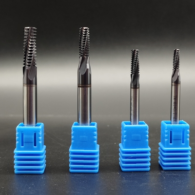 Tialn Coating Solid Carbide Tất cả các răng Máy kết thúc ren M2 M4 M6 M8 M10 cho kim loại
