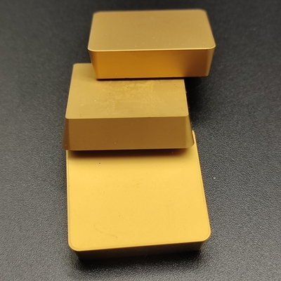 SPUN250620S Solid Carbide Chèn Dao tiện Carbide Blade với lớp phủ vàng