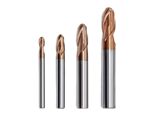 6 Flutes Solid carbide Ball Mũi End Mill Dụng cụ phay