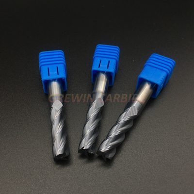Solid Carbide Tialn Coated 1/2 Inch Size 4 Flutes Flat End Mill with High Quality