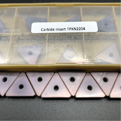 TPKN2204 Milling Carbide Inserts PVD Coated For General Use